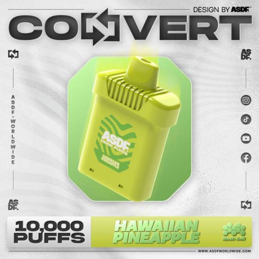 ASDF-CONVERT-10000-PUFF-CARTRIDGE-HAWAIIAN-PINEAPPLE-SG-VAPE-DELIVERY