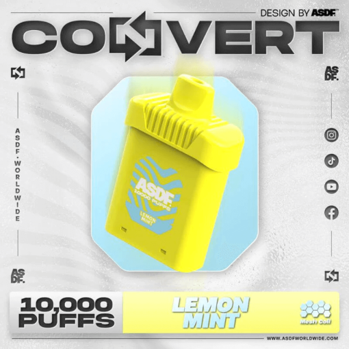 ASDF-CONVERT-10000-PUFF-CARTRIDGE-LEMON-MINT-SG-VAPE-DELIVERY