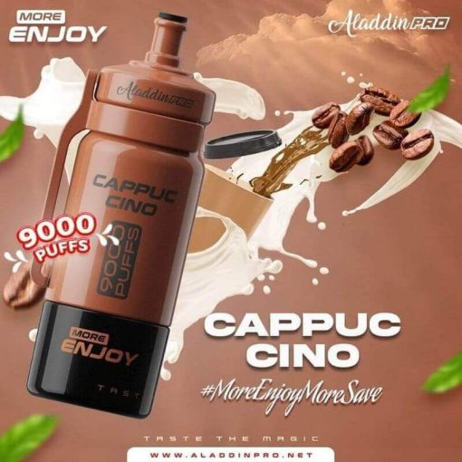 Aladdin-Pro-More-Enjoy-9000-Puffs-CAPPUCCINO-SG-Vape-DELIVERY