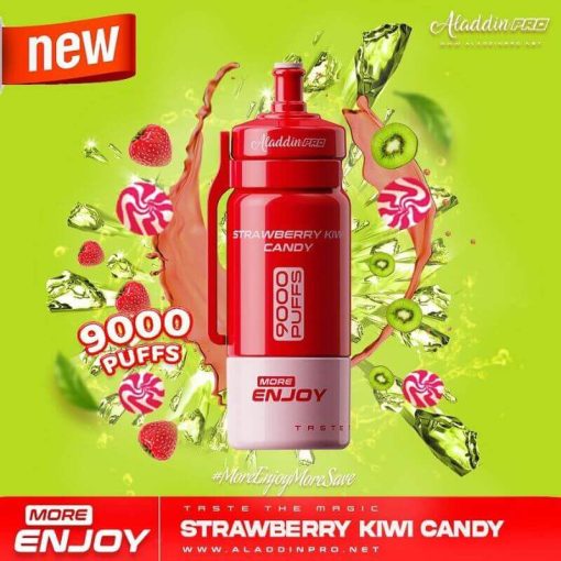 Aladdin-Pro-More-Enjoy-9000-Puffs-Strawberry-Kiwi-Candy-SG-Vape-DELIVERY