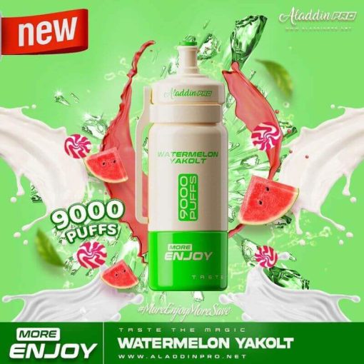 Aladdin-Pro-More-Enjoy-9000-Puffs-Watermelon-Yakolt-SG-Vape-DELIVERY