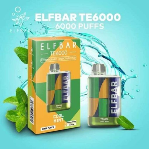 ELFBAR-TE6000-PUFFS-COOL-MINT-SG-VAPE-DELIVERY