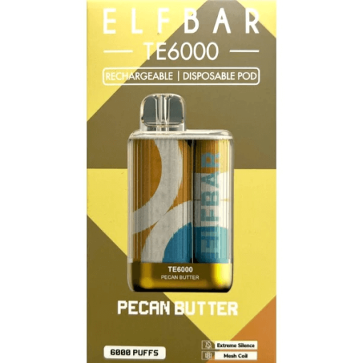 ELFBAR-TE6000-PUFFS-PECAN-BUTTER-SG-VAPE-DELIVERY