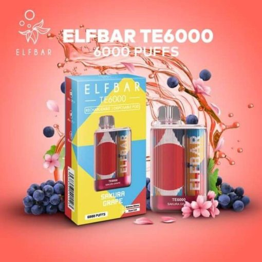 ELFBAR-TE6000-PUFFS-SAKURA-GRAPE-SG-VAPE-DELIVERY