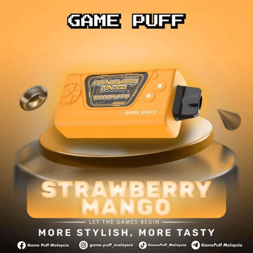 GAMEPUFF-10K-STRAWBERRY-MANGO-SG-VAPE-DELIVERY