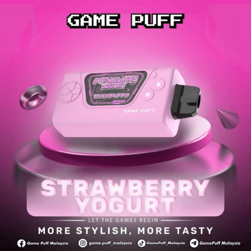 GAMEPUFF-10K-STRAWBERRY-YOGURT-SG-VAPE-DELIVERY