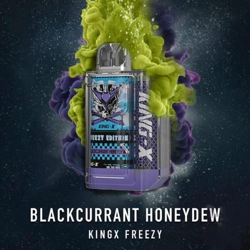 KING-X-FREEZY-7500-PUFF-BLACKCURRANT-HONEYDEW-SG-VAPE-DELIVERY