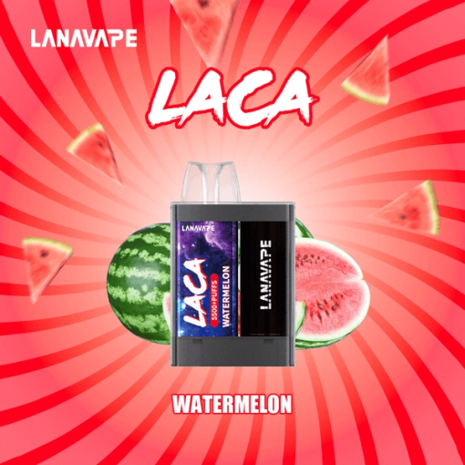 LANA-LACA-5500-PUFF-WATERMELON-SG-VAPE-DELIVERY