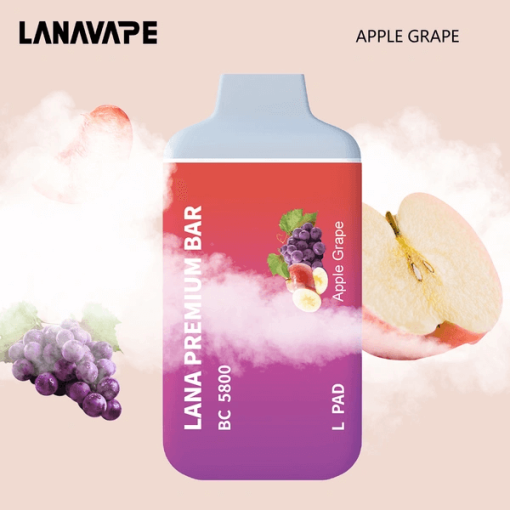 LANA-PREMIUM-5800-PUFFS-APPLE-GRAPE-SG-VAPE-DELIVERY