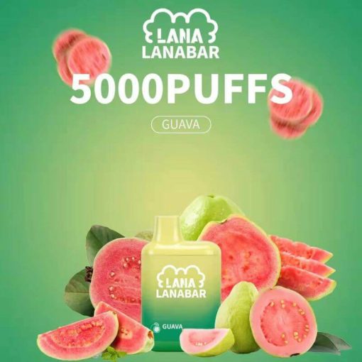 LANABAR-5000PUFF-GUAVA-SG-VAPE-DELIVERY