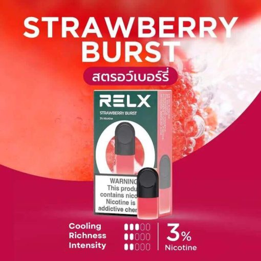 RELX-Infinity-Pod-Strawberry-Burst-SG-Vape-DELIVERY