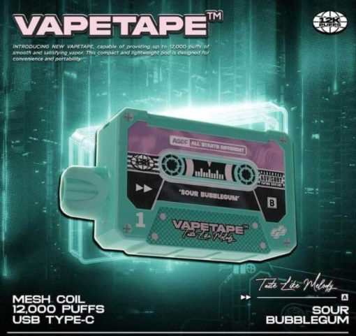 VAPETAPE-12000-PUFFS-SOUR-BUBBLEGUM-SG-VAPE-DELIVERY