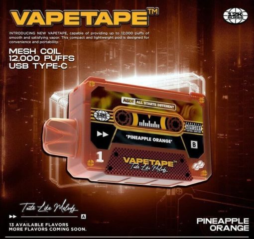 VAPETAPE-12000PUFFS-PINEAPPLE-ORANGE-SG-VAPE-DELIVERY