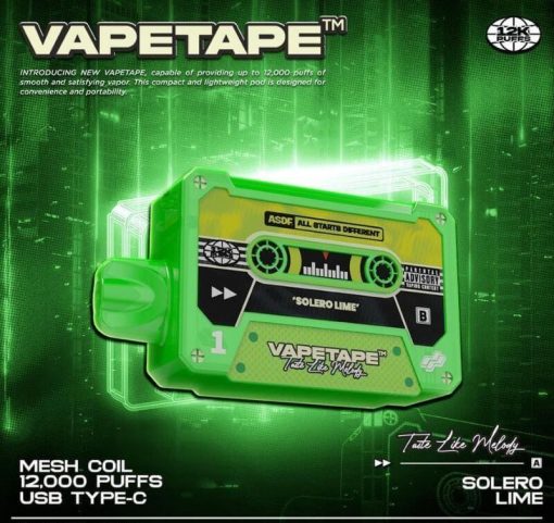 VAPETAPE-12000PUFFS-SOLERO-LIME-SG-VAPE-DELIVERY