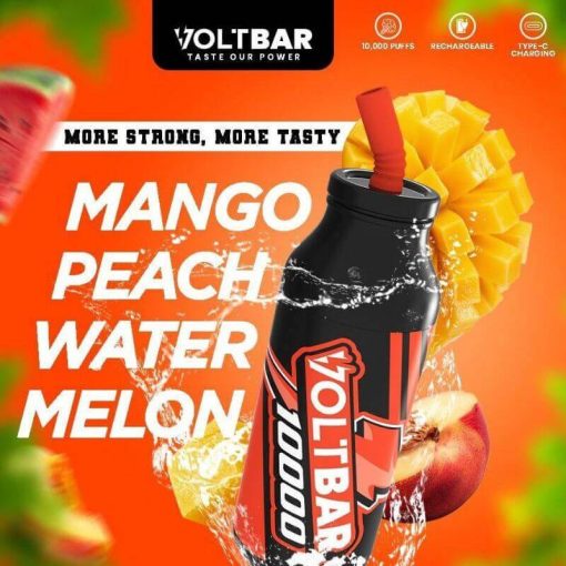 VOLTBAR-10000-Puffs-Mango-Peach-Watermelon-SG-VAPE-DELIVERY