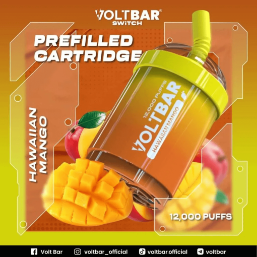 VOLTBAR-SWITCH-CARTRIDGE-12000-HAWAIIAN-MANGO-SG-VAPE-DELIVERY