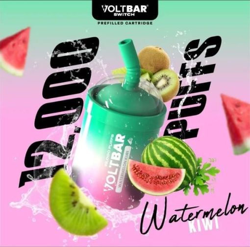 VOLTBAR-SWITCH-CARTRIDGE-12000-WATERMELON-KIWI-SG-VAPE-DELIVERY