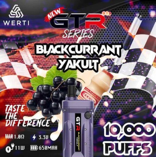 WERTI-GTR-10000-Puffs-BLACKCURRANT-Yakult-SG-VAPE-DELIVERY