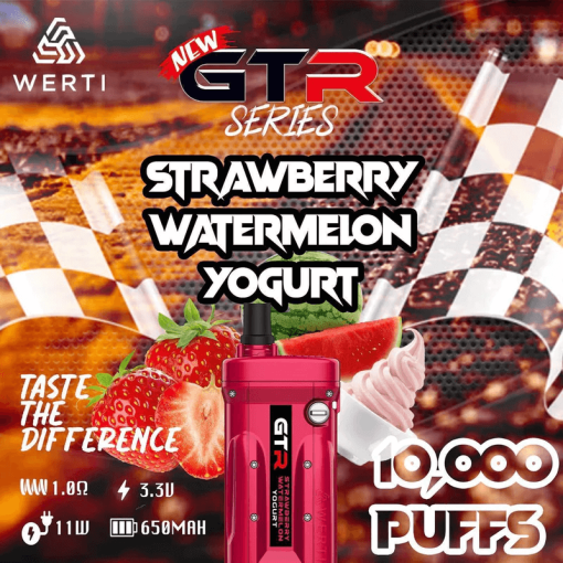 WERTI-GTR-10000-Puffs-STRAWBERRY-WATERMELON-YOGURT-SG-VAPE-DELIVERY