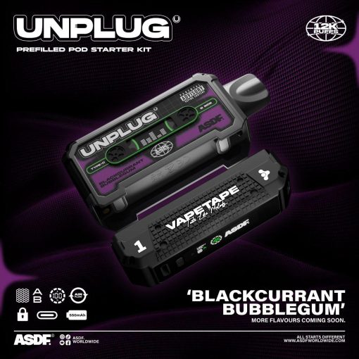 vapetape-unplug-12k-kit-blackcurrant-bubblegum-sg-vape-delivery-shop